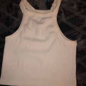 White crop top